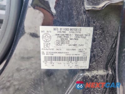 Zdjęcie 12 z 12 samochodu: 2011 FORD EDGE VIN:2FMDK4AK3BBA10361 - miniatura
