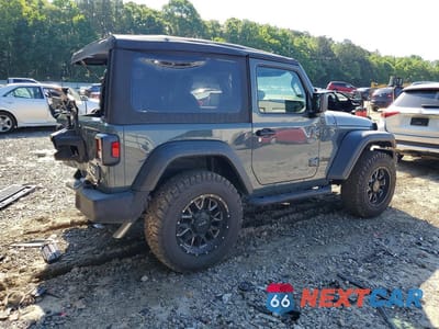 Trzecie zdjęcie samochodu z tyłu: 2025 JEEP WRANGLER SPORT VIN:1C4PJXAN8SW549430 - miniatura