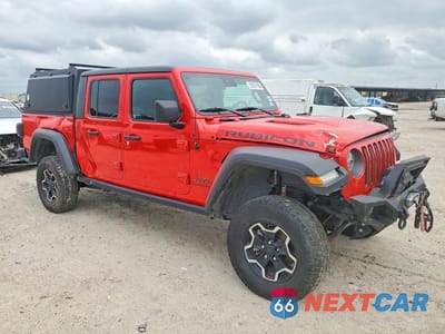 Czwarte zdjęcie samochodu z boku: 2020 JEEP GLADIATOR RUBICON VIN:1C6JJTBG6LL167051 - miniatura