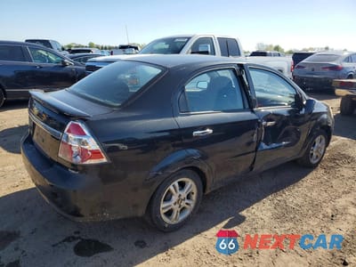 Trzecie zdjęcie samochodu z tyłu: 2009 CHEVROLET AVEO LT VIN:KL1TG56EX9B327328 - miniatura