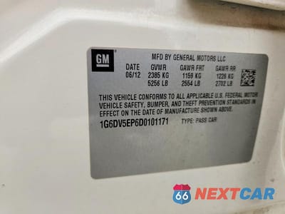 Zdjęcie 12 z 12 samochodu: 2013 CADILLAC CTS-V VIN:1G6DV5EP6D0101171 - miniatura