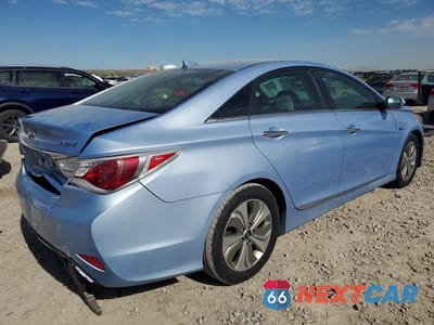 Trzecie zdjęcie samochodu z tyłu: 2013 HYUNDAI SONATA HYBRID VIN:KMHEC4A41DA099283 - miniatura