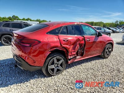 Trzecie zdjęcie samochodu z tyłu: 2025 MERCEDES-BENZ GLE COUPE 450 4MATIC VIN:4JGFD5KB8SB427598 - miniatura