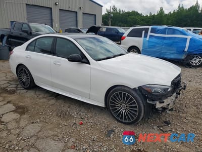 Czwarte zdjęcie samochodu z boku: 2023 MERCEDES-BENZ C 300 VIN:W1KAF4GB2PR153993 - miniatura