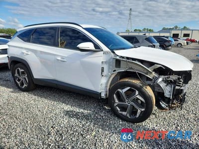 Czwarte zdjęcie samochodu z boku: 2022 HYUNDAI TUCSON SEL VIN:5NMJF3AE3NH060215 - miniatura