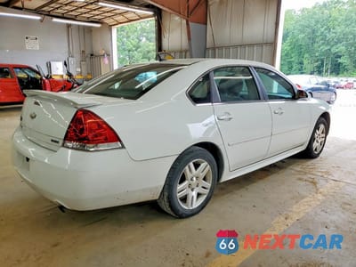 Trzecie zdjęcie samochodu z tyłu: 2012 CHEVROLET IMPALA LT VIN:2G1WG5E38C1100466 - miniatura