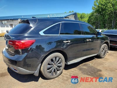 Trzecie zdjęcie samochodu z tyłu: 2016 ACURA MDX TECHNOLOGY VIN:5FRYD4H48GB504151 - miniatura