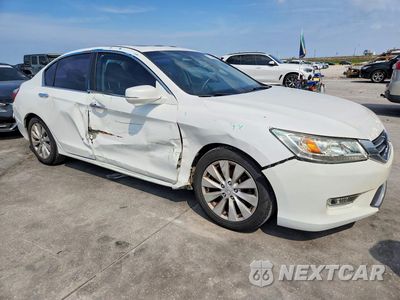 Czwarte zdjęcie samochodu z boku: 2015 HONDA ACCORD EXL VIN:1HGCR2F86FA065015 - miniatura