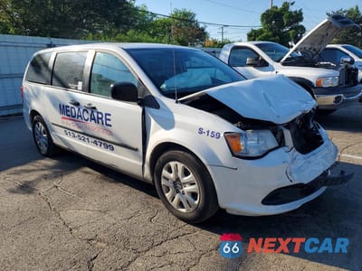 Czwarte zdjęcie samochodu z boku: 2016 DODGE GRAND CARAVAN SE VIN:2C4RDGBG9GR259634 - miniatura