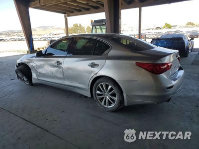 Drugie zdjęcie samochodu z przodu: 2015 INFINITI Q50 PREMIUM VIN:JN1BV7AP7FM354150 - miniatura