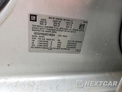Zdjęcie 12 z 12 samochodu: 2015 GMC SIERRA K2500 SLE VIN:1GT22YEG3FZ145254 - miniatura