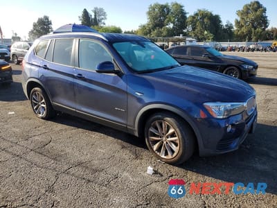 Czwarte zdjęcie samochodu z boku: 2017 BMW X3 SDRIVE28I VIN:5UXWZ7C59H0V85171 - miniatura