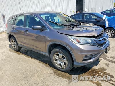 Czwarte zdjęcie samochodu z boku: 2015 HONDA CR-V LX VIN:5J6RM4H3XFL014524 - miniatura