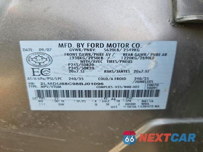 Zdjęcie 13 z 13 samochodu: 2008 LINCOLN MKX VIN:2LMDU88C98BJ01096 - miniatura