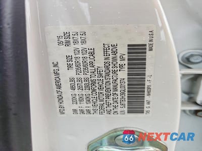 Zdjęcie 13 z 13 samochodu: 2016 ACURA RDX VIN:5J8TB3H39GL001374 - miniatura