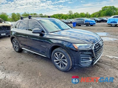 Czwarte zdjęcie samochodu z boku: 2021 AUDI Q5 PREMIUM PLUS VIN:WA1BAAFYXM2014890 - miniatura
