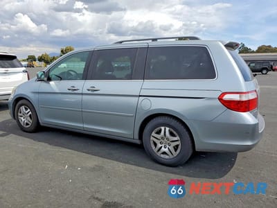 Drugie zdjęcie samochodu z przodu: 2007 HONDA ODYSSEY EXL VIN:5FNRL38767B135965 - miniatura