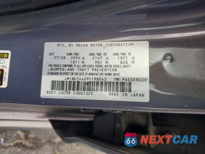 Zdjęcie 12 z 12 samochodu: 2009 MAZDA 3 S VIN:JM1BK344691198043 - miniatura