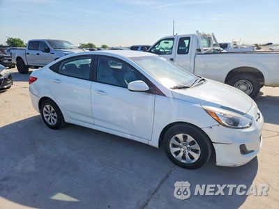 Czwarte zdjęcie samochodu z boku: 2016 HYUNDAI ACCENT SE VIN:KMHCT4AE5GU117397 - miniatura