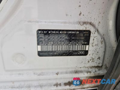 Zdjęcie 12 z 12 samochodu: 2016 MITSUBISHI OUTLANDER SE VIN:JA4AD3A32GZ061840 - miniatura