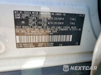Zdjęcie 12 z 12 samochodu: 2020 TOYOTA RAV4 XLE PREMIUM VIN:2T3A1RFV0LW100513 - miniatura