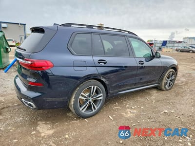 Trzecie zdjęcie samochodu z tyłu: 2020 BMW X7 XDRIVE40I VIN:5UXCW2C09L0E74263 - miniatura