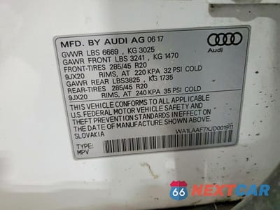 Zdjęcie 12 z 12 samochodu: 2018 AUDI Q7 PREMIUM PLUS VIN:WA1LAAF7XJD001911 - miniatura