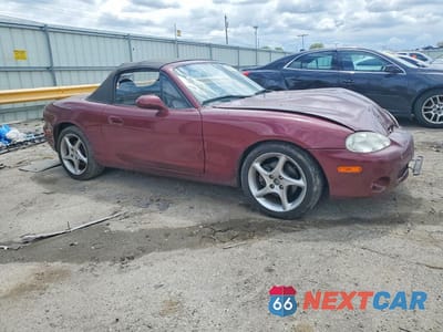Czwarte zdjęcie samochodu z boku: 2003 MAZDA MX-5 MIATA BASE VIN:JM1NB353030304700 - miniatura