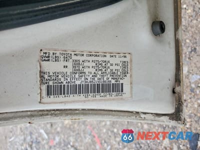 Zdjęcie 12 z 12 samochodu: 1997 TOYOTA LAND CRUISER HJ85 VIN:JT3HJ85J1V0166166 - miniatura