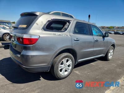Trzecie zdjęcie samochodu z tyłu: 2012 DODGE DURANGO SXT VIN:1C4RDJAG8CC261246 - miniatura