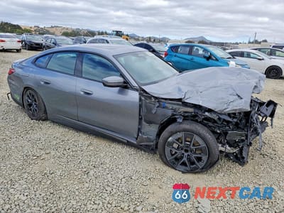 Czwarte zdjęcie samochodu z boku: 2023 BMW I4 EDRIVE 35 VIN:WBY43AW0XPFP57516 - miniatura