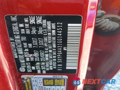 Zdjęcie 13 z 13 samochodu: 2016 KIA SORENTO LX VIN:5XYPG4A31GG144512 - miniatura