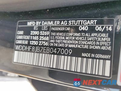 Zdjęcie 12 z 12 samochodu: 2014 MERCEDES-BENZ E 350 4MATIC VIN:WDDHF8JB7EB047009 - miniatura