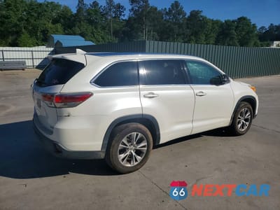 Trzecie zdjęcie samochodu z tyłu: 2014 TOYOTA HIGHLANDER XLE VIN:5TDKKRFH6ES022982 - miniatura
