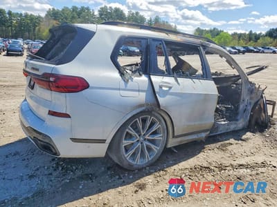 Trzecie zdjęcie samochodu z tyłu: 2021 BMW X7 M50I VIN:5UXCX6C07M9G34741 - miniatura