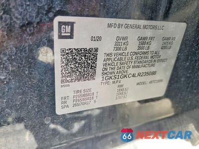 Zdjęcie 13 z 13 samochodu: 2020 GMC YUKON XL C1500 SLT VIN:1GKS1GKC4LR235088 - miniatura