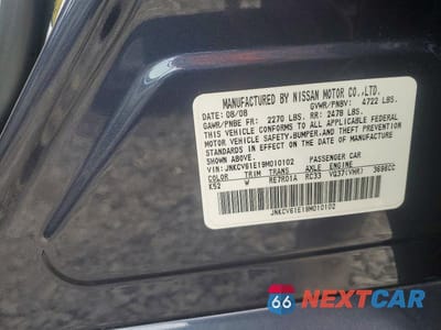 Zdjęcie 12 z 12 samochodu: 2009 INFINITI G37 SEDAN BASE VIN:JNKCV61E19M010102 - miniatura