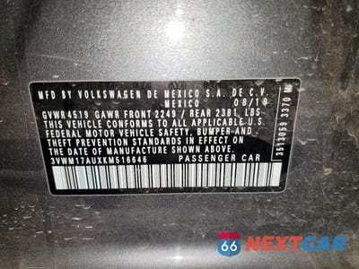 Zdjęcie 13 z 13 samochodu: 2019 VOLKSWAGEN GOLF ALLTRACK S VIN:3VWM17AUXKM516646 - miniatura