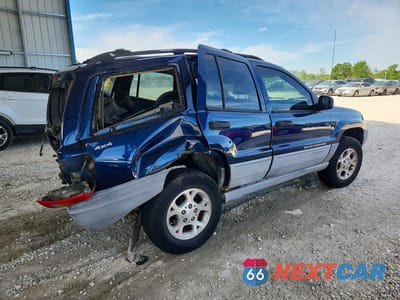 Trzecie zdjęcie samochodu z tyłu: 2000 JEEP GRAND CHEROKEE LAREDO VIN:1J4GW48S1YC357329 - miniatura