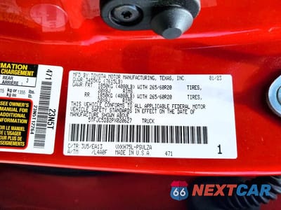Zdjęcie 12 z 12 samochodu: 2023 TOYOTA TUNDRA LIMITED HV VIN:5TFJC5DB2PX020627 - miniatura