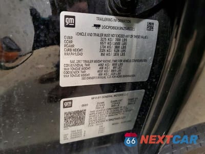 Zdjęcie 12 z 12 samochodu: 2022 CHEVROLET SILVERADO K1500 CUSTOM VIN:1GCPDBEK9NZ545321 - miniatura