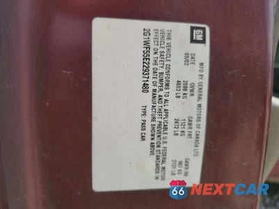 Zdjęcie 12 z 12 samochodu: 2002 CHEVROLET IMPALA VIN:2G1WF55E229371480 - miniatura