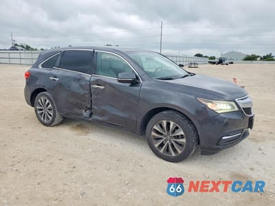 Czwarte zdjęcie samochodu z boku: 2016 ACURA MDX TECHNOLOGY VIN:5FRYD3H4XGB003904 - miniatura