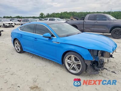 Czwarte zdjęcie samochodu z boku: 2021 AUDI A5 PREMIUM 45 VIN:WAUDACF50MA058545 - miniatura