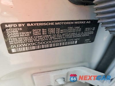 Zdjęcie 14 z 14 samochodu: 2016 BMW X3 XDRIVE28I VIN:5UXWX9C50G0D88859 - miniatura