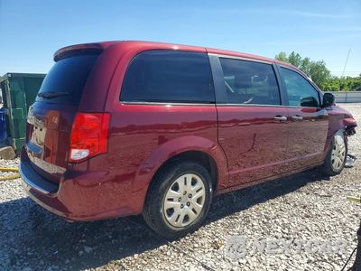 Trzecie zdjęcie samochodu z tyłu: 2019 DODGE GRAND CARAVAN SE VIN:2C4RDGBG4KR504543 - miniatura