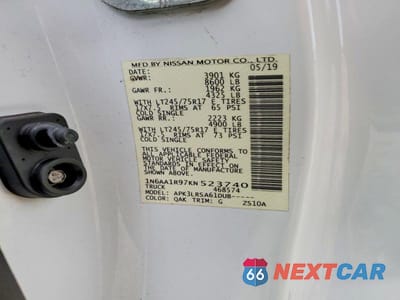 Zdjęcie 12 z 12 samochodu: 2019 NISSAN TITAN XD S VIN:1N6AA1R97KN523740 - miniatura