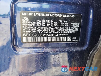 Zdjęcie 13 z 13 samochodu: 2021 BMW X1 XDRIVE28I VIN:WBXJG9C06M5S48524 - miniatura