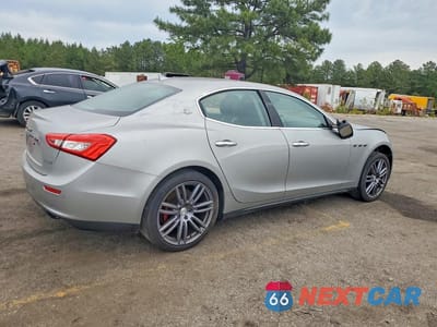 Trzecie zdjęcie samochodu z tyłu: 2014 MASERATI GHIBLI S VIN:ZAM57RTA5E1087823 - miniatura
