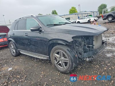 Czwarte zdjęcie samochodu z boku: 2022 MERCEDES-BENZ GLE 350 4MATIC VIN:4JGFB4KB7NA759512 - miniatura